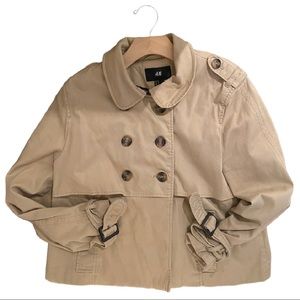 H&M Cropped Trench Jacket